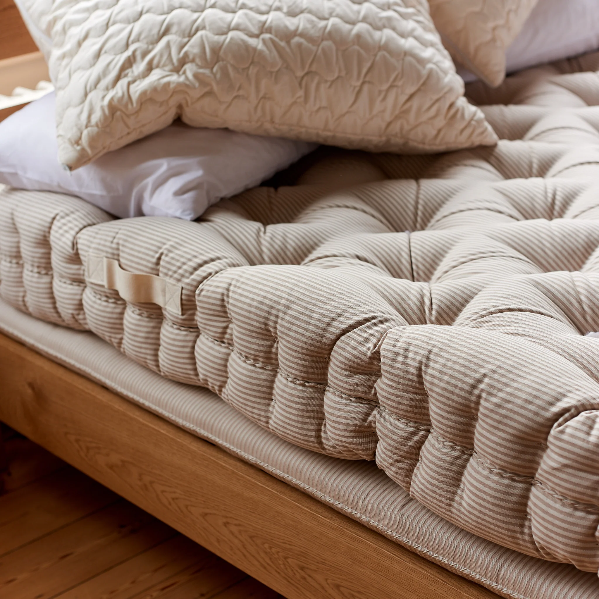 comfortable and ecological beige Wool mattresses