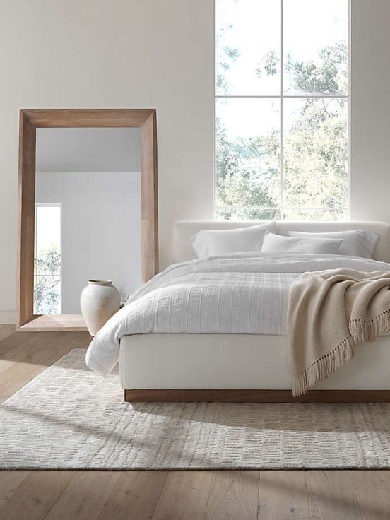 A large mirror for the bedroom