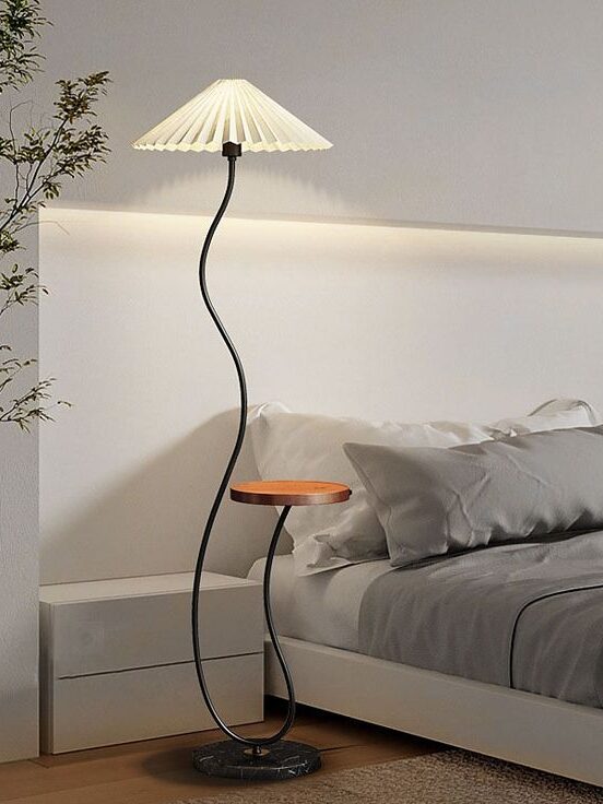 a lamp with a metal coating